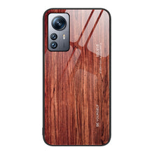 Load image into Gallery viewer, Wood Grain Glass Protective Case, For Xiaomi Mi 11 Pro, For Xiaomi Poco X4 Pro 5G, For Xiaomi Poco M4 Pro 4G, For Xiaomi Mi 11 Ultra, For Xiaomi 12 Pro