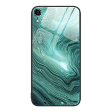 Load image into Gallery viewer, Marble Pattern Glass Protective Phone Case, For iPhone 14, For iPhone 1XR, For iPhone XS Max
