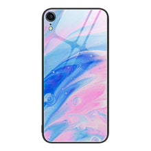 Load image into Gallery viewer, Marble Pattern Glass Protective Phone Case, For iPhone 14, For iPhone 1XR, For iPhone XS Max