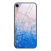 Load image into Gallery viewer, Marble Pattern Glass Protective Phone Case, For iPhone 14, For iPhone 1XR, For iPhone XS Max