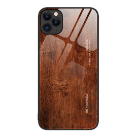 Wood Grain Glass Protective Case, For iPhone 11 Pro Max, For iPhone 13 Pro Max, For iPhone 13 Pro, For iPhone 13, For iPhone XR, For iPhone XS Max, For iPhone 11 Pro, For iPhone 14 Pro Max