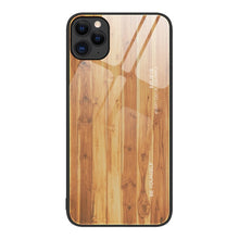 Load image into Gallery viewer, Wood Grain Glass Protective Case, For iPhone 11 Pro Max, For iPhone 13 Pro Max, For iPhone 13 Pro, For iPhone 13, For iPhone XR, For iPhone XS Max, For iPhone 11 Pro, For iPhone 14 Pro Max