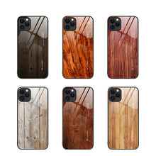 Load image into Gallery viewer, Wood Grain Glass Protective Case, For iPhone 11 Pro Max, For iPhone 13 Pro Max, For iPhone 13 Pro, For iPhone 13, For iPhone XR, For iPhone XS Max, For iPhone 11 Pro, For iPhone 14 Pro Max