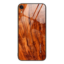 Load image into Gallery viewer, Wood Grain Glass Protective Case, For iPhone 11 Pro Max, For iPhone 13 Pro Max, For iPhone 13 Pro, For iPhone 13, For iPhone XR, For iPhone XS Max, For iPhone 11 Pro, For iPhone 14 Pro Max
