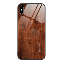 Load image into Gallery viewer, Wood Grain Glass Protective Case, For iPhone 11 Pro Max, For iPhone 13 Pro Max, For iPhone 13 Pro, For iPhone 13, For iPhone XR, For iPhone XS Max, For iPhone 11 Pro, For iPhone 14 Pro Max