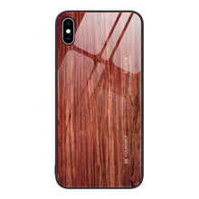 Load image into Gallery viewer, Wood Grain Glass Protective Case, For iPhone 11 Pro Max, For iPhone 13 Pro Max, For iPhone 13 Pro, For iPhone 13, For iPhone XR, For iPhone XS Max, For iPhone 11 Pro, For iPhone 14 Pro Max