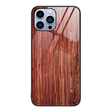 Load image into Gallery viewer, Wood Grain Glass Protective Case, For iPhone 11 Pro Max, For iPhone 13 Pro Max, For iPhone 13 Pro, For iPhone 13, For iPhone XR, For iPhone XS Max, For iPhone 11 Pro, For iPhone 14 Pro Max
