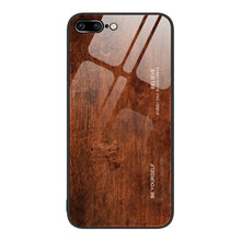 Load image into Gallery viewer, Wood Grain Glass Protective Case, For iPhone 7 Plus, For iPhone 11, For iPhone 14 Plus, For iPhone 14 Pro, For iPhone 14