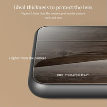 Load image into Gallery viewer, Wood Grain Glass Protective Case, For iPhone 7 Plus, For iPhone 11, For iPhone 14 Plus, For iPhone 14 Pro, For iPhone 14
