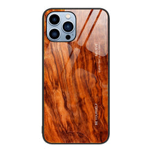 Load image into Gallery viewer, Wood Grain Glass Protective Case, For iPhone 7 Plus, For iPhone 11, For iPhone 14 Plus, For iPhone 14 Pro, For iPhone 14