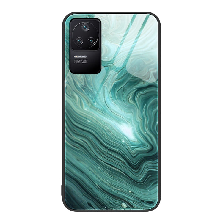 Marble Pattern Glass Protective Phone Case, For Xiaomi Redmi 10C, For Xiaomi Redmi Note 11T Pro, For Xiaomi Redmi K40s, For Xiaomi Redmi K50 Pro, For Xiaomi Redmi K50, For Xiaomi Redmi Note 10 Pro 4G Global