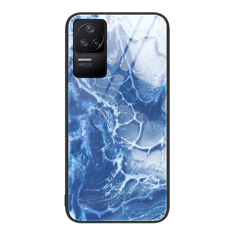 Marble Pattern Glass Protective Phone Case, For Xiaomi Redmi 10C, For Xiaomi Redmi Note 11T Pro, For Xiaomi Redmi K40s, For Xiaomi Redmi K50 Pro, For Xiaomi Redmi K50, For Xiaomi Redmi Note 10 Pro 4G Global