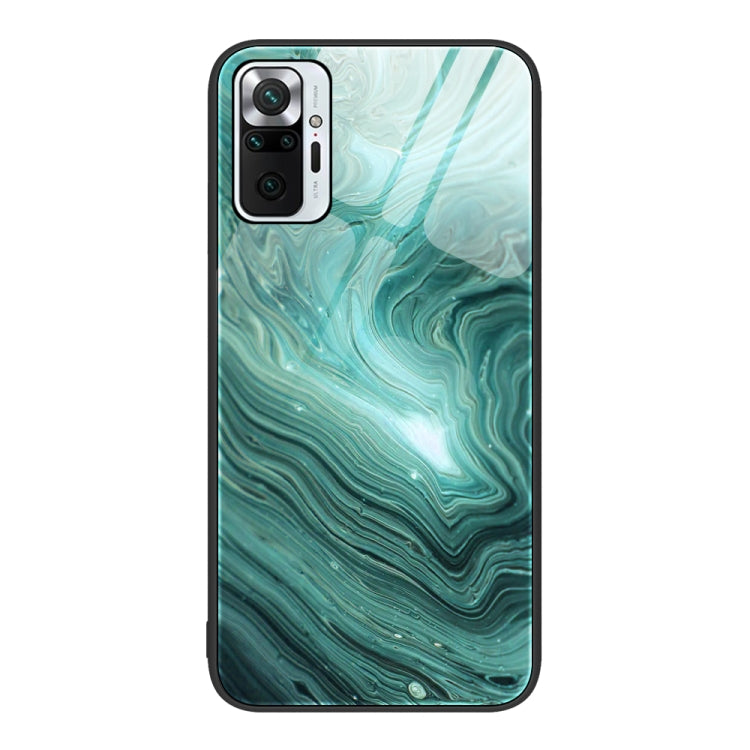 Marble Pattern Glass Protective Phone Case, For Xiaomi Redmi 10C, For Xiaomi Redmi Note 11T Pro, For Xiaomi Redmi K40s, For Xiaomi Redmi K50 Pro, For Xiaomi Redmi K50, For Xiaomi Redmi Note 10 Pro 4G Global