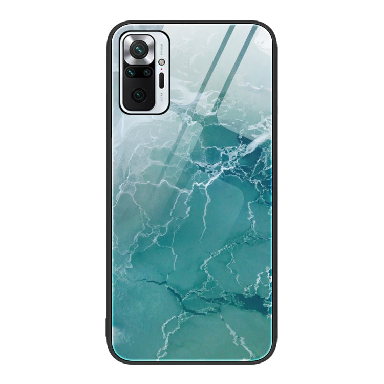 Marble Pattern Glass Protective Phone Case, For Xiaomi Redmi 10C, For Xiaomi Redmi Note 11T Pro, For Xiaomi Redmi K40s, For Xiaomi Redmi K50 Pro, For Xiaomi Redmi K50, For Xiaomi Redmi Note 10 Pro 4G Global