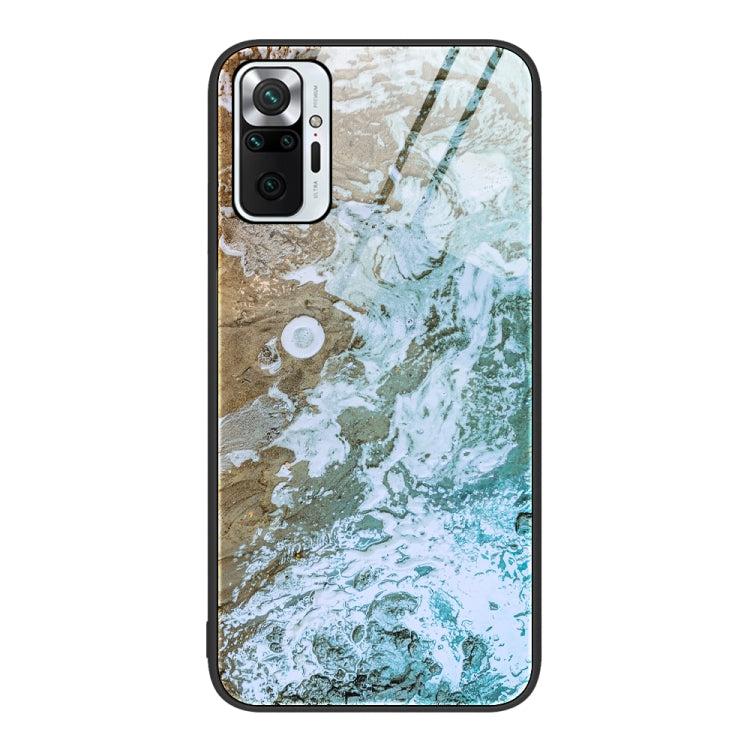 Marble Pattern Glass Protective Phone Case, For Xiaomi Redmi 10C, For Xiaomi Redmi Note 11T Pro, For Xiaomi Redmi K40s, For Xiaomi Redmi K50 Pro, For Xiaomi Redmi K50, For Xiaomi Redmi Note 10 Pro 4G Global