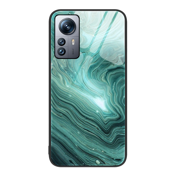 Marble Pattern Glass Protective Phone Case, For Xiaomi Redmi Note 11E, For Xiaomi Mi 11 Pro, For Xiaomi Mi 11 Ultra, For Xiaomi 12 Pro, For Xiaomi Poco M4 Pro 5G, For Xiaomi Poco M4 Pro