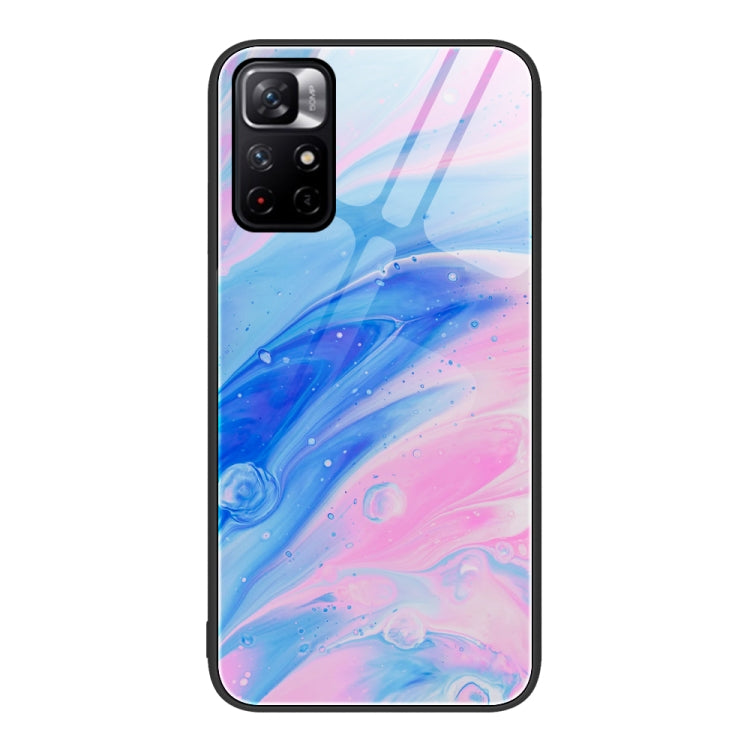 Marble Pattern Glass Protective Phone Case, For Xiaomi Redmi Note 11E, For Xiaomi Mi 11 Pro, For Xiaomi Mi 11 Ultra, For Xiaomi 12 Pro, For Xiaomi Poco M4 Pro 5G, For Xiaomi Poco M4 Pro
