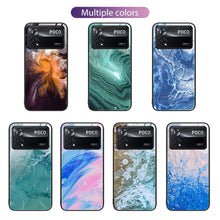 Load image into Gallery viewer, Marble Pattern Glass Protective Phone Case, For Xiaomi Poco X4 Pro 5G