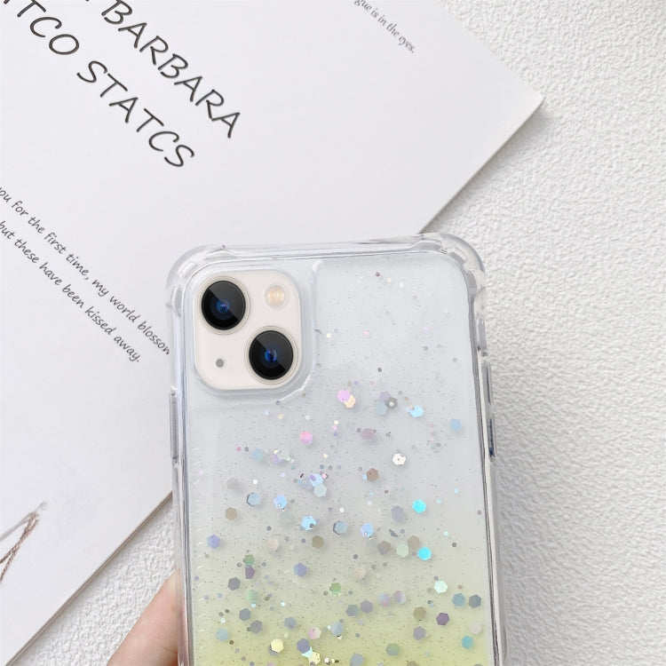Lanyard Gradient Glitter Epoxy Case, For iPhone 14, For iPhone 14 Plus, For iPhone 14 Pro, For iPhone 14 Pro Max