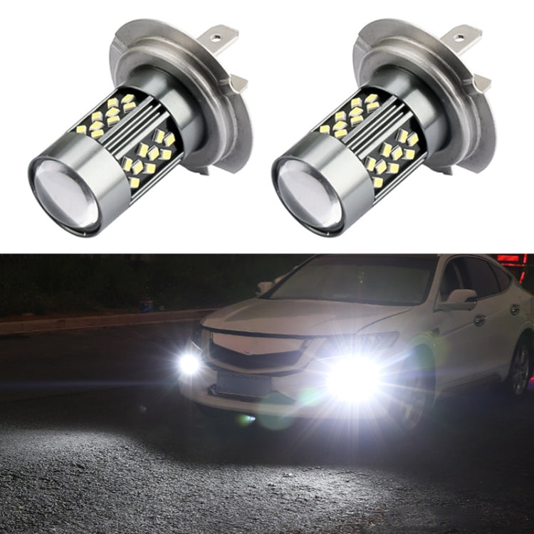 12V 7W Continuous Car LED Fog Light, 1 Pair H7, 1 Pair H11