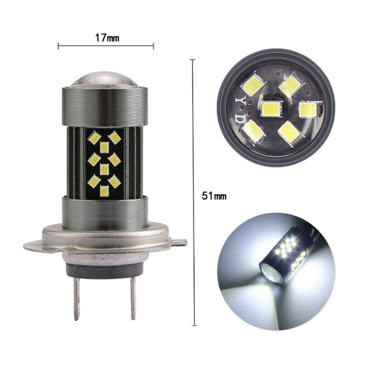 12V 7W Continuous Car LED Fog Light, 1 Pair H7, 1 Pair H11