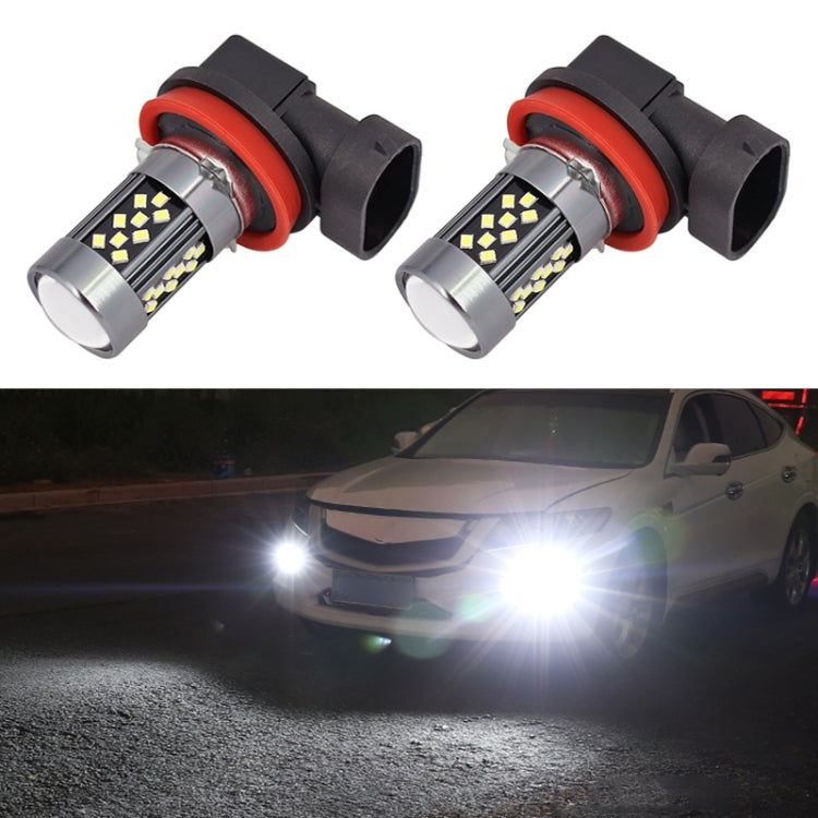 12V 7W Continuous Car LED Fog Light, 1 Pair H7, 1 Pair H11