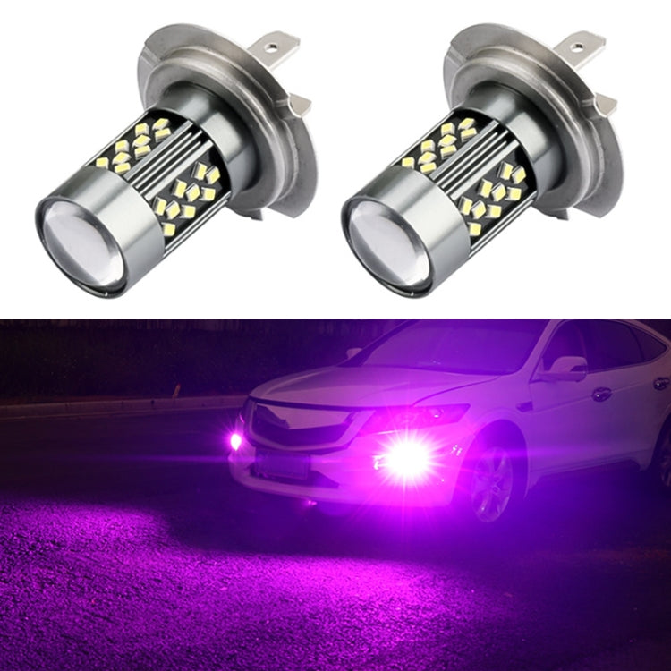 12V 7W Strobe Car LED Fog Light, 1 Pair H7, 1 Pair H11