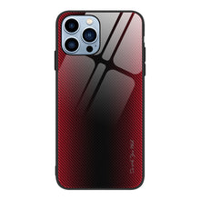 Load image into Gallery viewer, Texture Gradient Glass TPU Phone Case, For iPhone 14, For iPhone 14 Plus, For iPhone 14 Pro, For iPhone 14 Pro Max