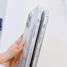 Load image into Gallery viewer, Lanyard Glitter Epoxy Clear Phone Case, For iPhone 11 Pro, For iPhone 11 Pro Max