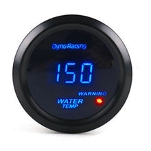 Load image into Gallery viewer, Car Modified 12V Universal 52mm Blue Light Digital Display Meter, Voltmeter, Water Temperature Gauge, Oil Temperature Gauge, Oil Pressure Gauge, Turbo Boost Gauge BAR, Turbo Boost Gauge PSI, Tachometer