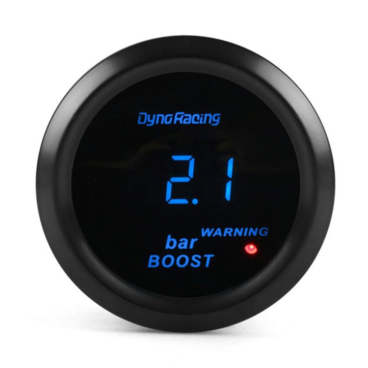 Car Modified 12V Universal 52mm Blue Light Digital Display Meter, Voltmeter, Water Temperature Gauge, Oil Temperature Gauge, Oil Pressure Gauge, Turbo Boost Gauge BAR, Turbo Boost Gauge PSI, Tachometer