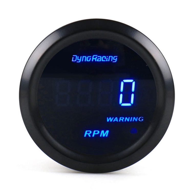 Car Modified 12V Universal 52mm Blue Light Digital Display Meter, Voltmeter, Water Temperature Gauge, Oil Temperature Gauge, Oil Pressure Gauge, Turbo Boost Gauge BAR, Turbo Boost Gauge PSI, Tachometer