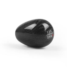 Load image into Gallery viewer, Car Modified 6 Speed Carbon Fiber Gear Stick Shift Knob Head, Carbon Fiber Gear Stick Shift Knob Head