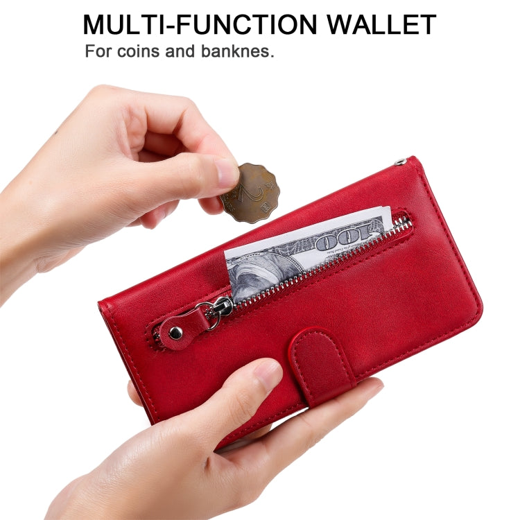 Fashion Calf Texture Zipper Horizontal Flip Leather Phone Case, For Xiaomi Redmi K40S / Poco F4, For Xiaomi Redmi Note 11T Pro / Poco X4 GT, For Xiaomi 12X
