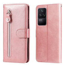 Load image into Gallery viewer, Fashion Calf Texture Zipper Horizontal Flip Leather Phone Case, For Xiaomi Redmi K40S / Poco F4, For Xiaomi Redmi Note 11T Pro / Poco X4 GT, For Xiaomi 12X
