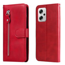 Load image into Gallery viewer, Fashion Calf Texture Zipper Horizontal Flip Leather Phone Case, For Xiaomi Redmi K40S / Poco F4, For Xiaomi Redmi Note 11T Pro / Poco X4 GT, For Xiaomi 12X