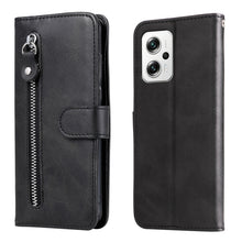 Load image into Gallery viewer, Fashion Calf Texture Zipper Horizontal Flip Leather Phone Case, For Xiaomi Redmi K40S / Poco F4, For Xiaomi Redmi Note 11T Pro / Poco X4 GT, For Xiaomi 12X