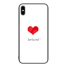 Load image into Gallery viewer, Colorful Painted Glass Phone Case, For iPhone XS Max, For iPhone XR