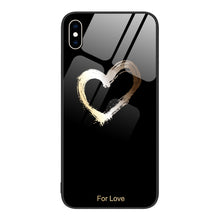 Load image into Gallery viewer, Colorful Painted Glass Phone Case, For iPhone XS Max, For iPhone XR