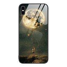 Load image into Gallery viewer, Colorful Painted Glass Phone Case, For iPhone XS Max, For iPhone XR