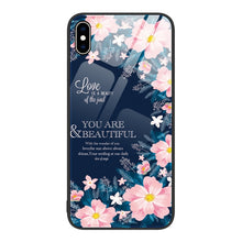 Load image into Gallery viewer, Colorful Painted Glass Phone Case, For iPhone XS Max, For iPhone XR