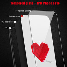 Load image into Gallery viewer, Colorful Painted Glass Phone Case, For iPhone XS Max, For iPhone XR
