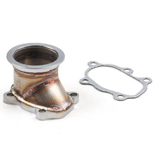 Load image into Gallery viewer, Car Modified 63mm Turbo Down Pipe V-band Adapter with Clamp Flange, Turbo Down Pipe Adapter