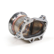 Load image into Gallery viewer, Car Modified 63mm Turbo Down Pipe V-band Adapter with Clamp Flange, Turbo Down Pipe Adapter