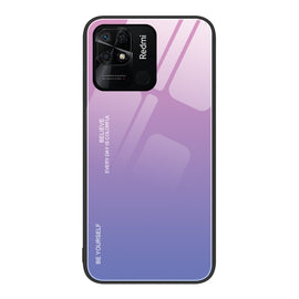 Gradient Color Glass Case, For Xiaomi Redmi 10C, For Xiaomi Redmi Note 11 5G/Poco M4 Pro, For Xiaomi Redmi K40S, For Xiaomi Redmi K50 Pro, For Xiaomi Redmi K50, For Xiaomi Redmi Note 10 Pro 4G Global