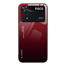 Load image into Gallery viewer, Gradient Color Glass Case, For Xiaomi Poco M4 Pro 4G