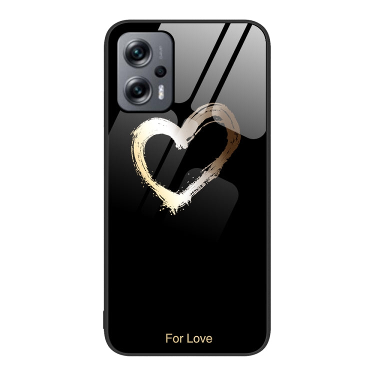 Colorful Painted Glass Phone Case, For Xiaomi Redmi Note 10 Pro 4G, For Xiaomi Redmi Note 11T Pro, For Xiaomi Redmi Note 11E