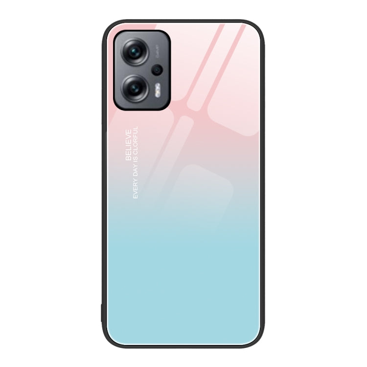 Colorful Painted Glass Phone Case, For Xiaomi Redmi Note 10 Pro 4G, For Xiaomi Redmi Note 11T Pro, For Xiaomi Redmi Note 11E