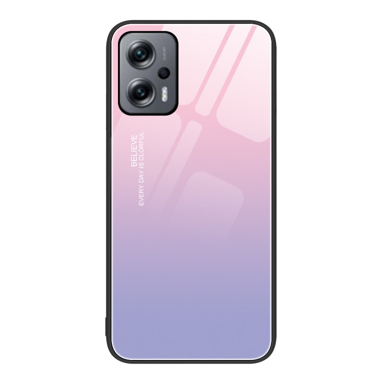 Colorful Painted Glass Phone Case, For Xiaomi Redmi Note 10 Pro 4G, For Xiaomi Redmi Note 11T Pro, For Xiaomi Redmi Note 11E