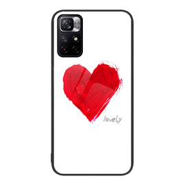 Colorful Painted Glass Phone Case, For Xiaomi Redmi Note 11 5G, For Xiaomi Poco X4 Pro 5G, For Xiaomi Mi 11 Pro